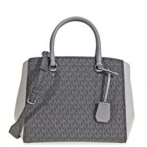 OFFERS? BNWT Michael Kors Benning gray tote
